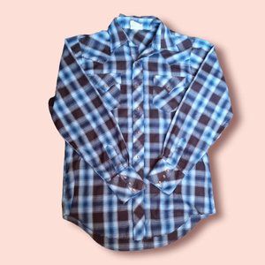 Vintage Dan River western tweed shirt